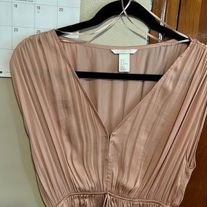 H&M Flapper style / dusty rose dress / Size 8